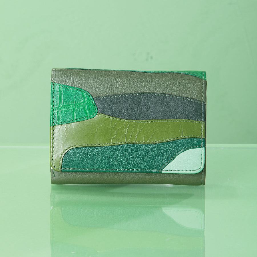 Green Tourmaline Leather Wallet