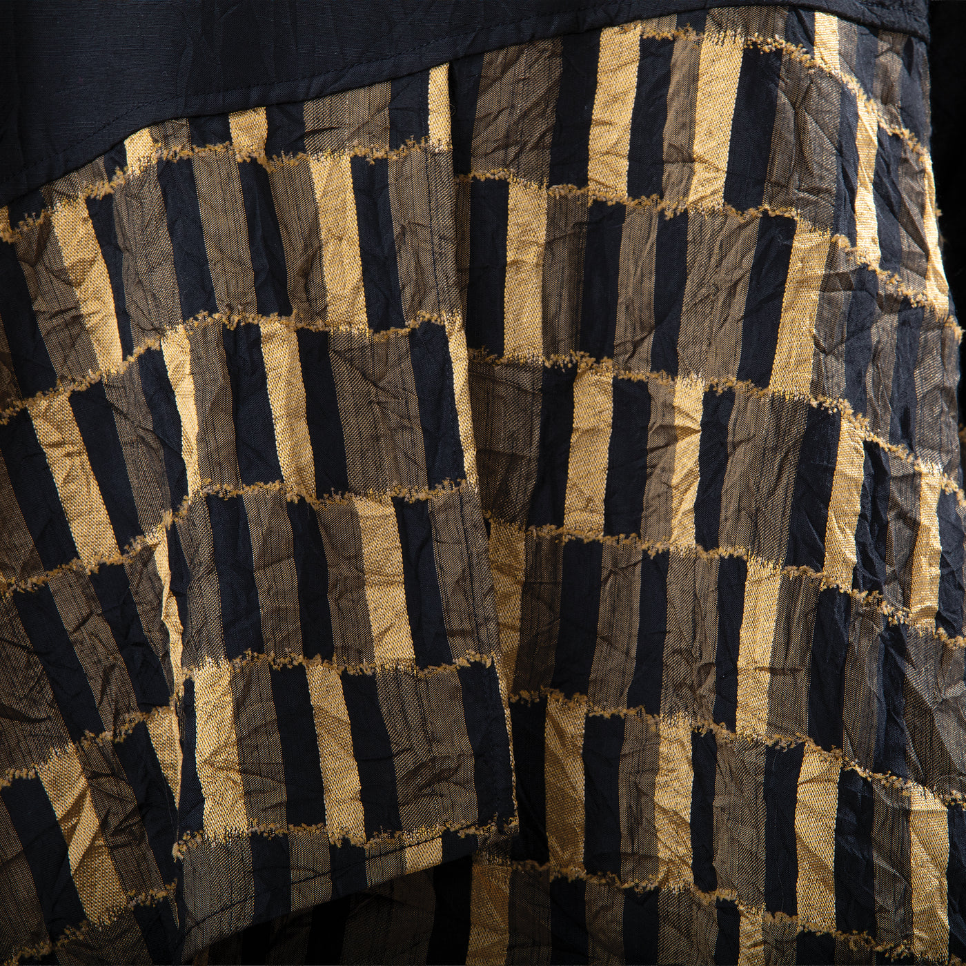 Crinkle Jacquard Harem Style Pants
