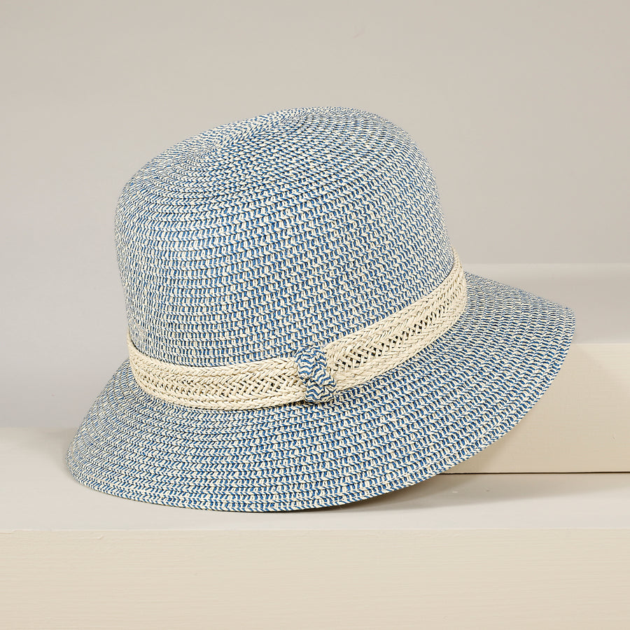 Janice Heather Straw Cloche (Preorder)