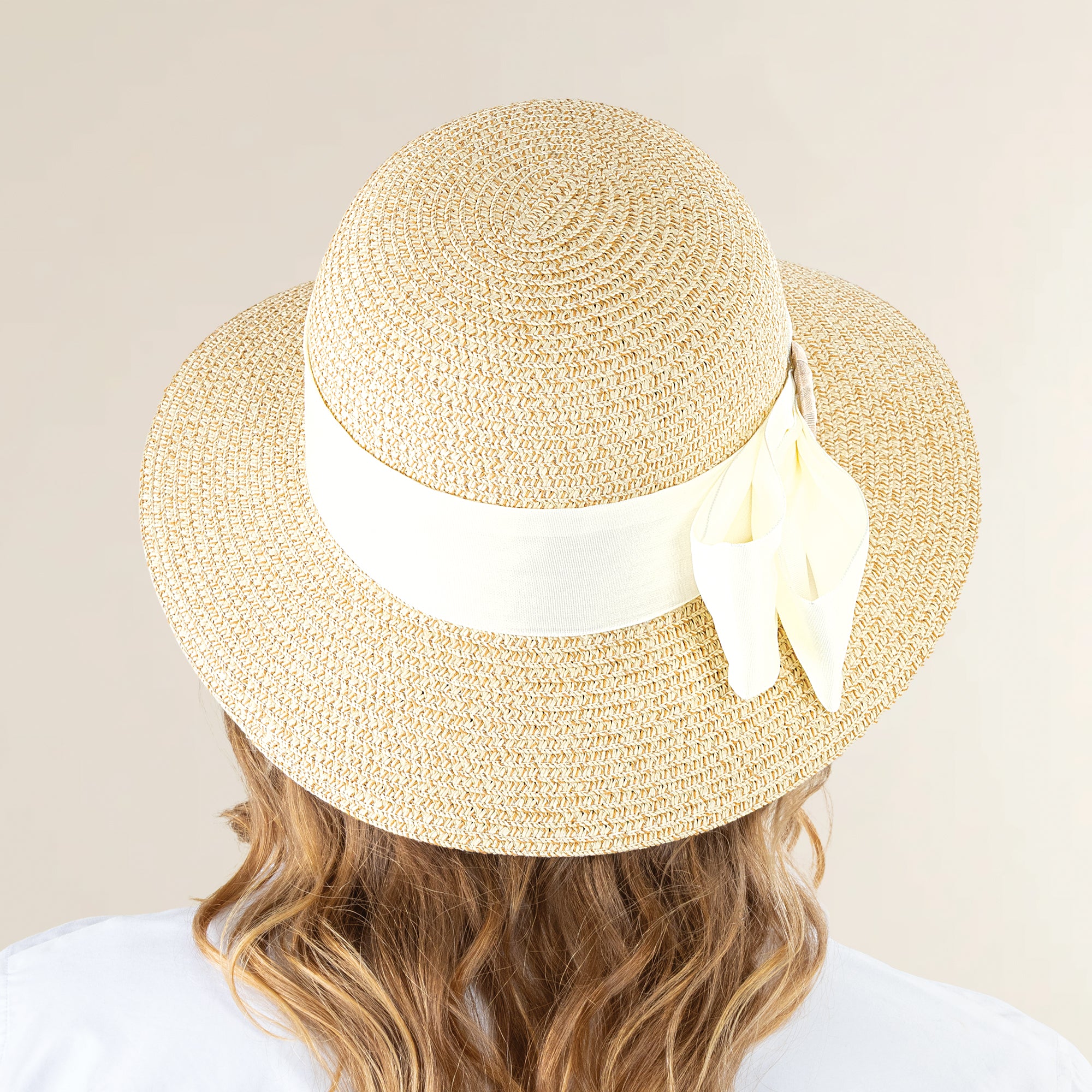 Aileen Natural Straw Swag Sun Hat