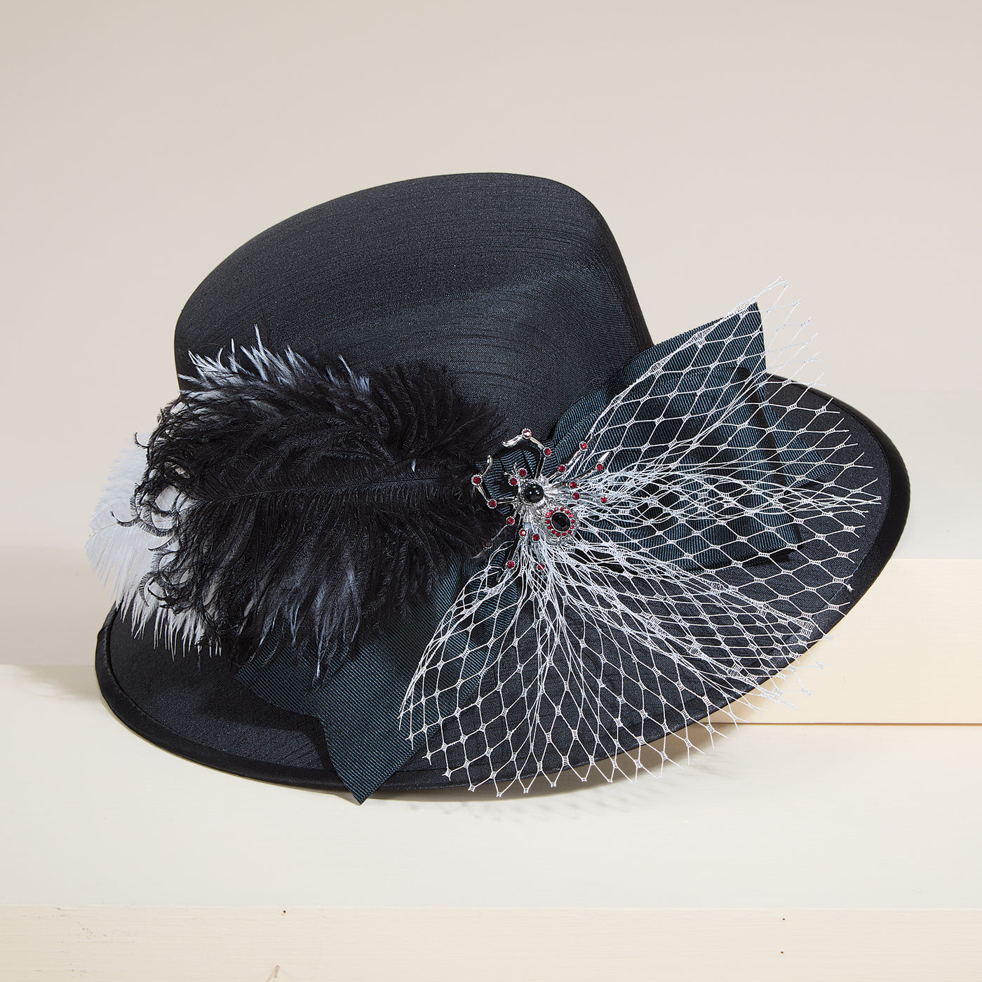Lenore Shantung Lampshade Halloween Hat