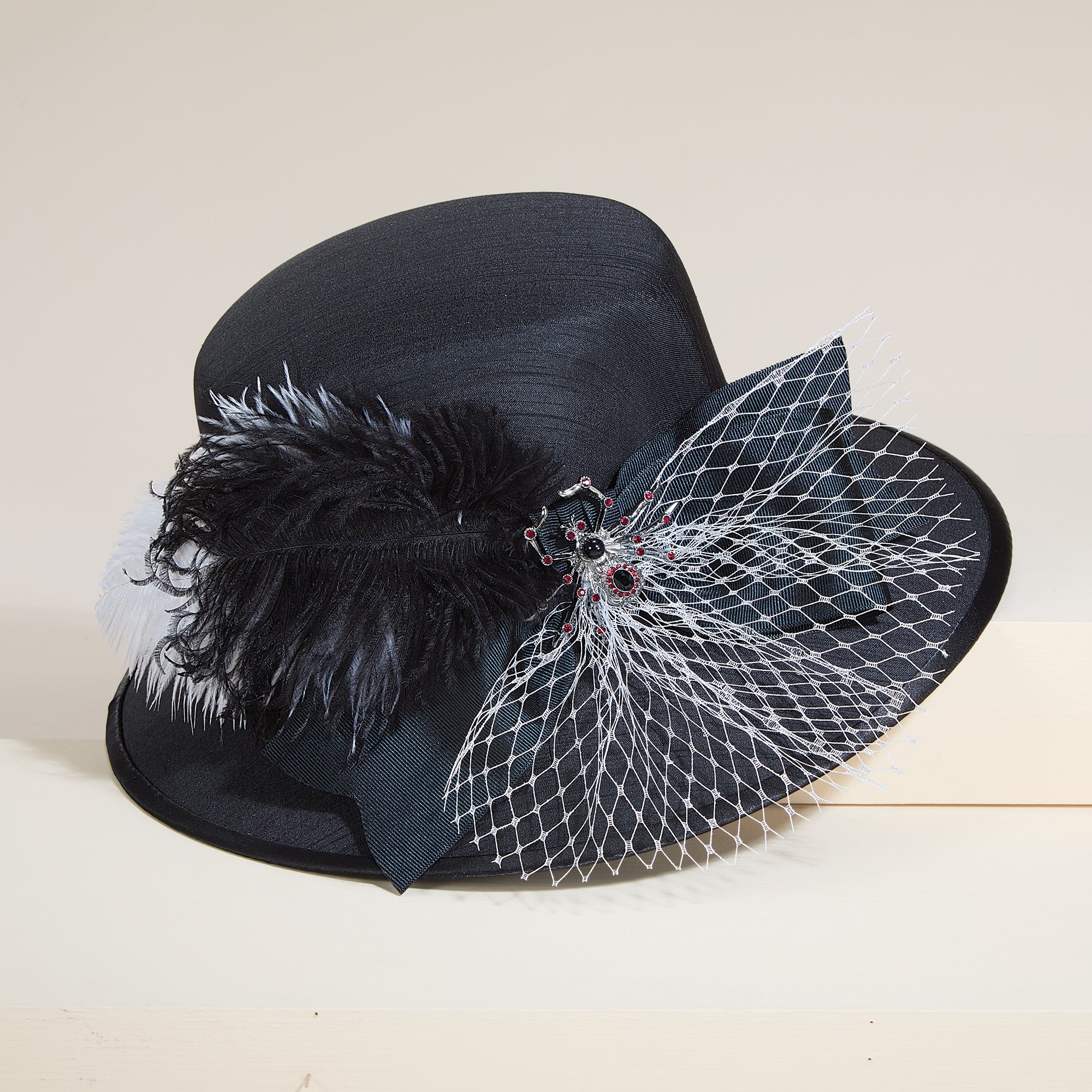 Lenore Shantung Lampshade Halloween Hat