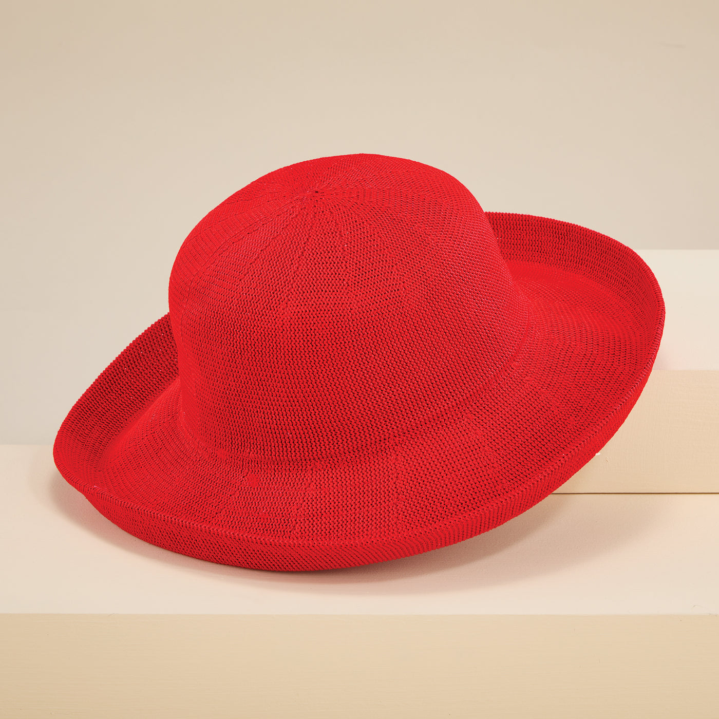 Trina Red Roller Hat