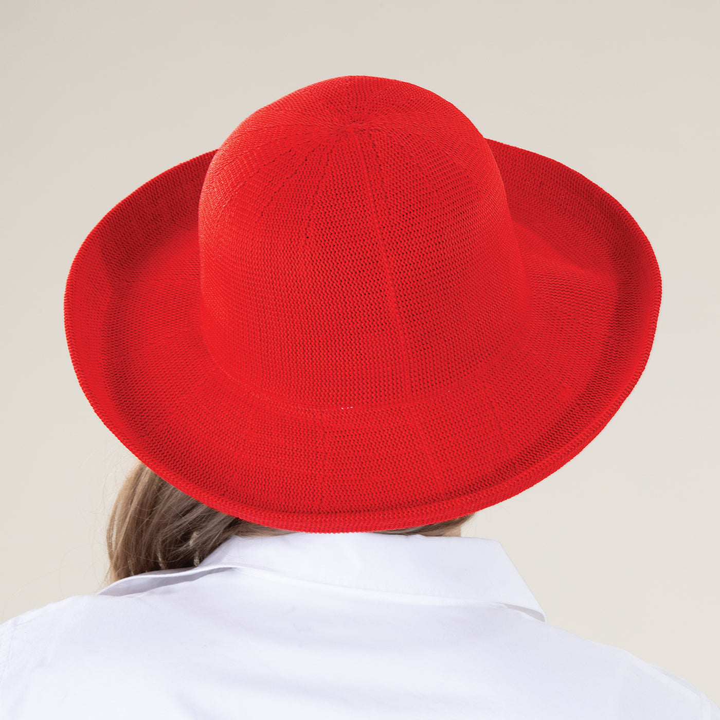 Trina Red Roller Hat