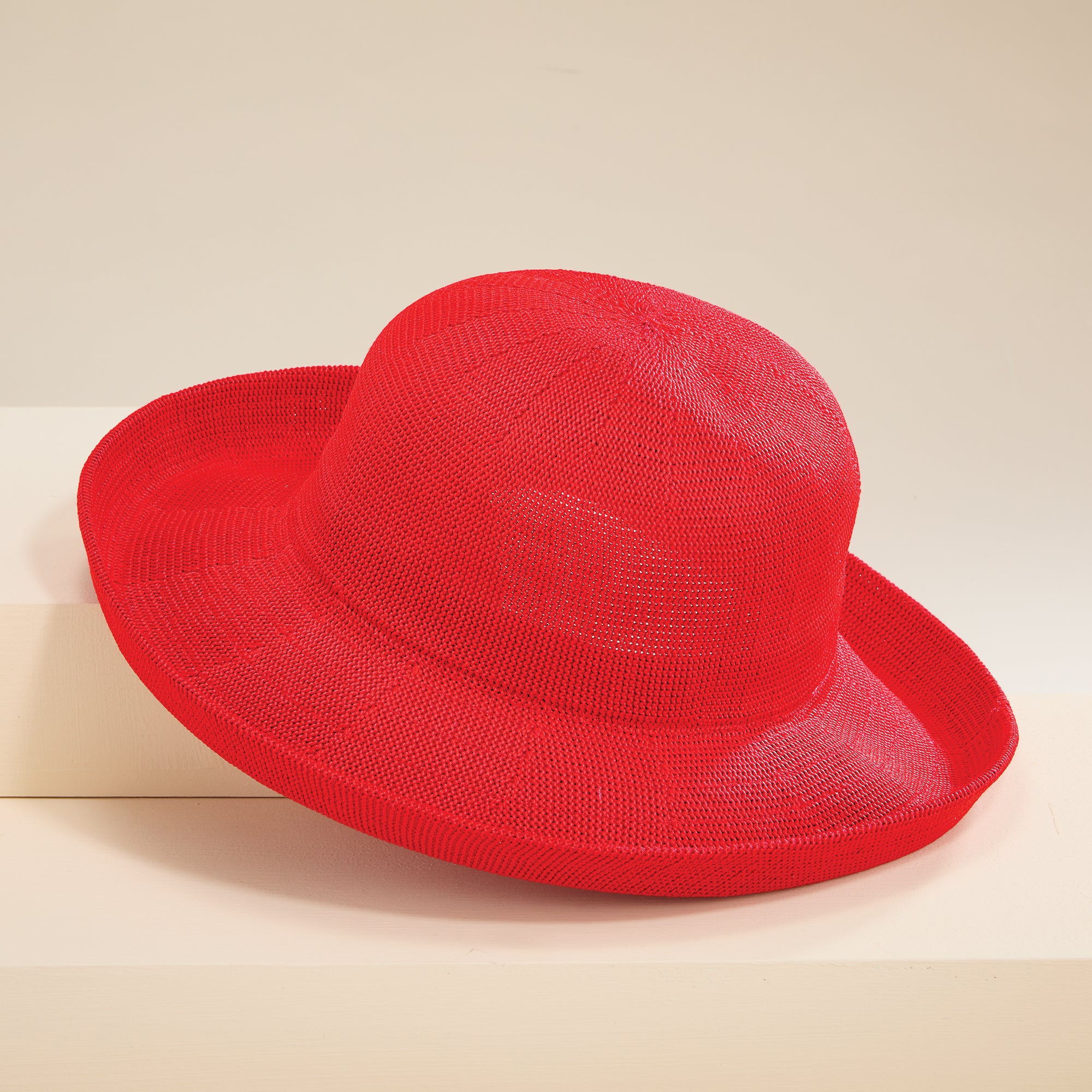 Trina Red Roller Hat