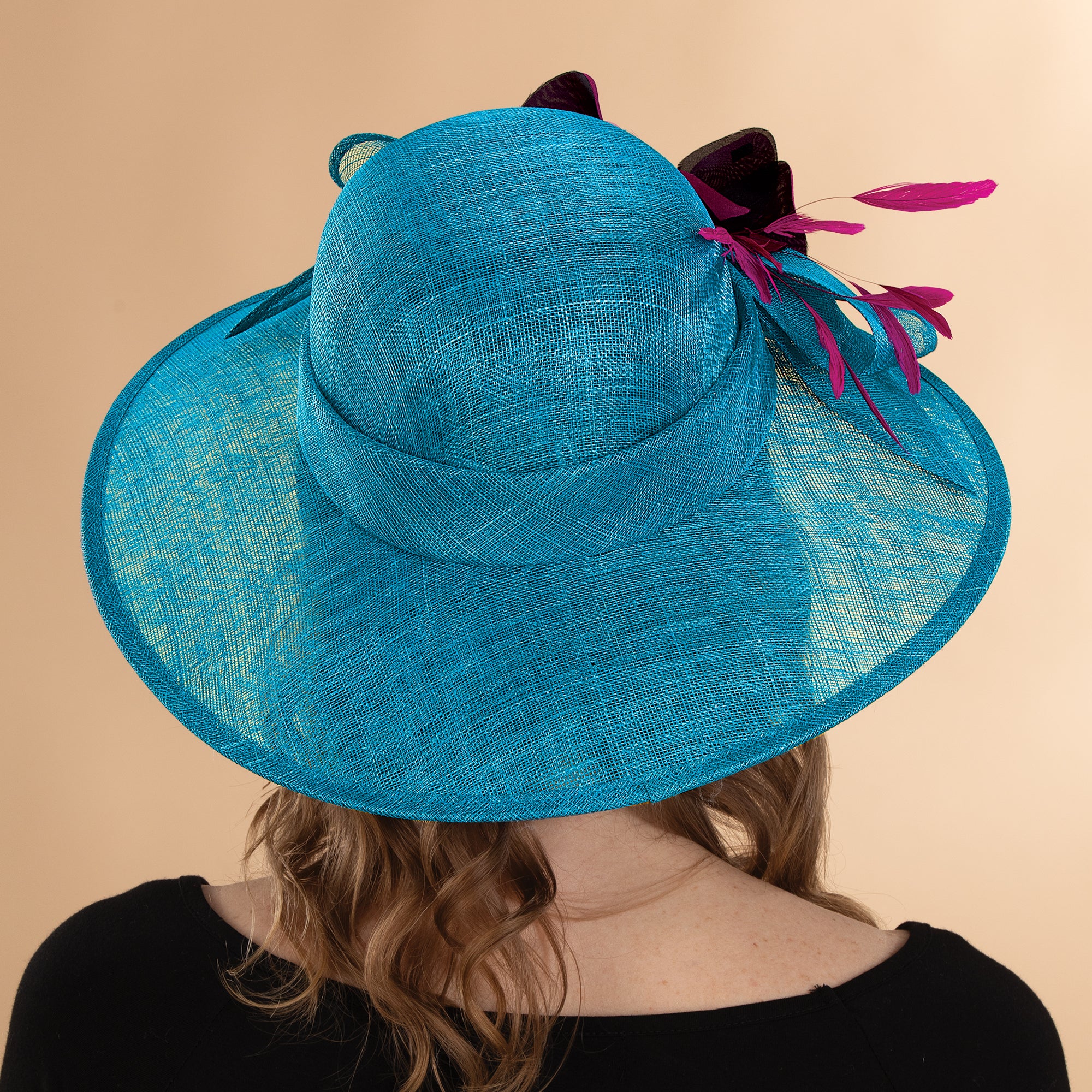 Vanessa Turquoise Derby Hat