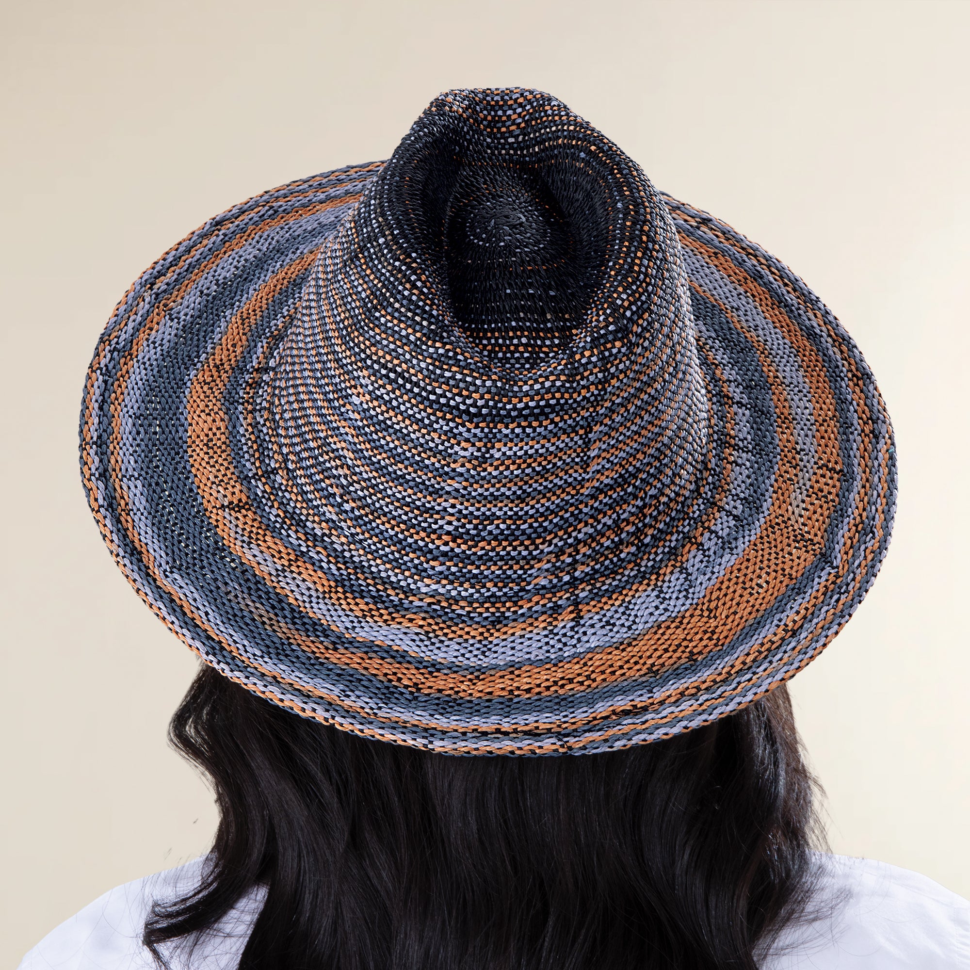 Elizabeth Space-Dyed Straw Fedora (Preorder)
