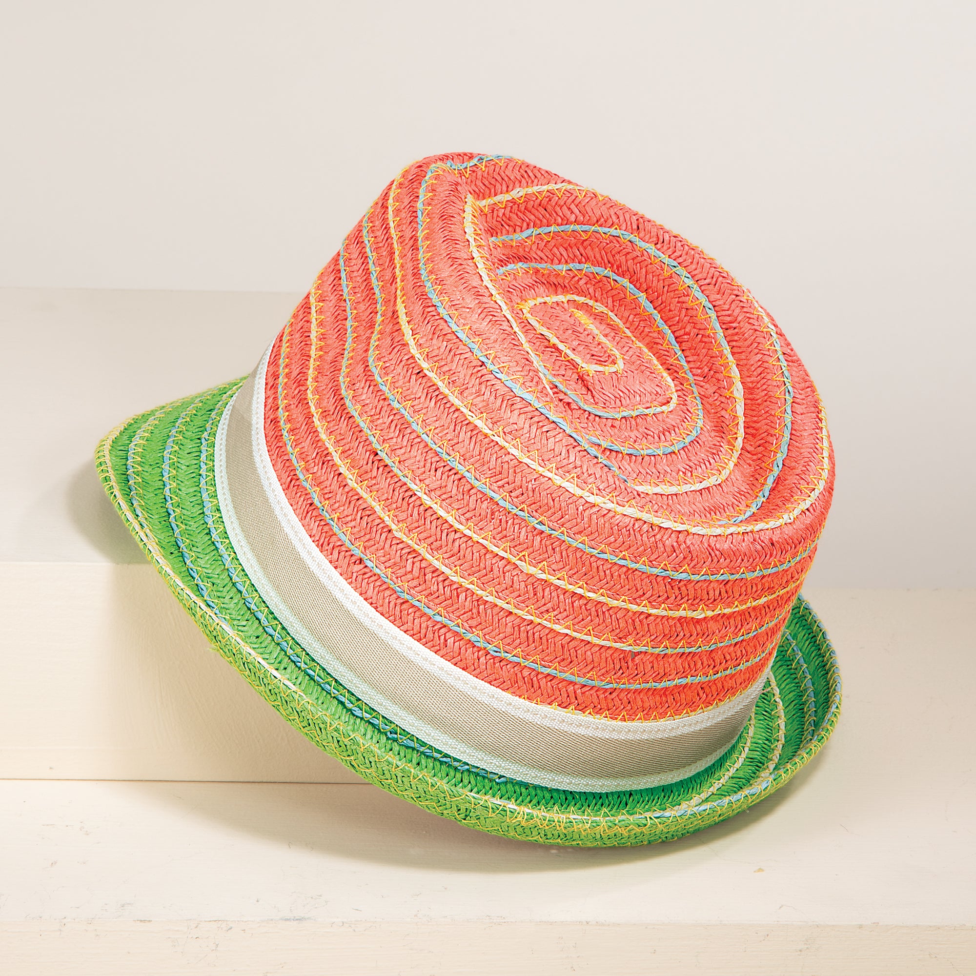 Shannon Straw Star Flower Fedora