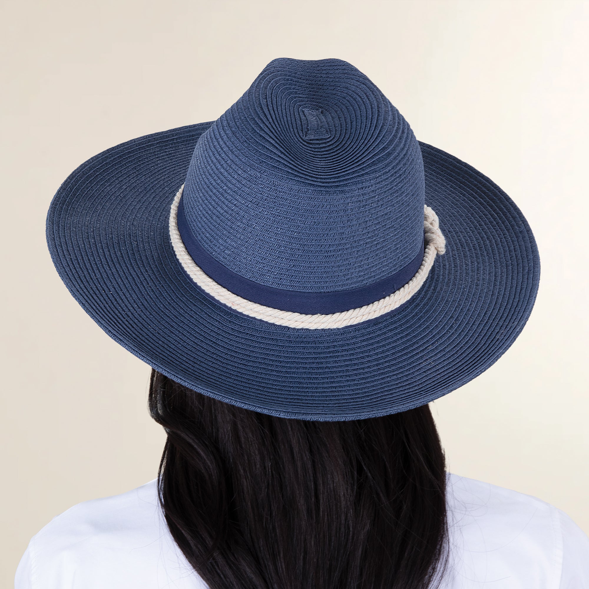 Courtney Anchor & Sand Dollar Nautical Straw Fedora