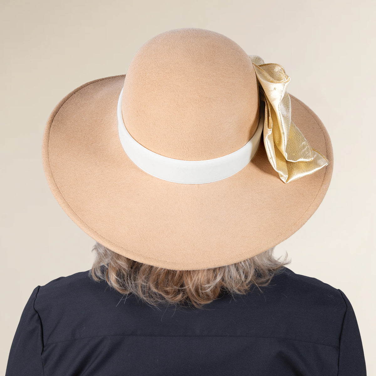 Kimmy Satin Bow Lampshade Hat (Preorder)