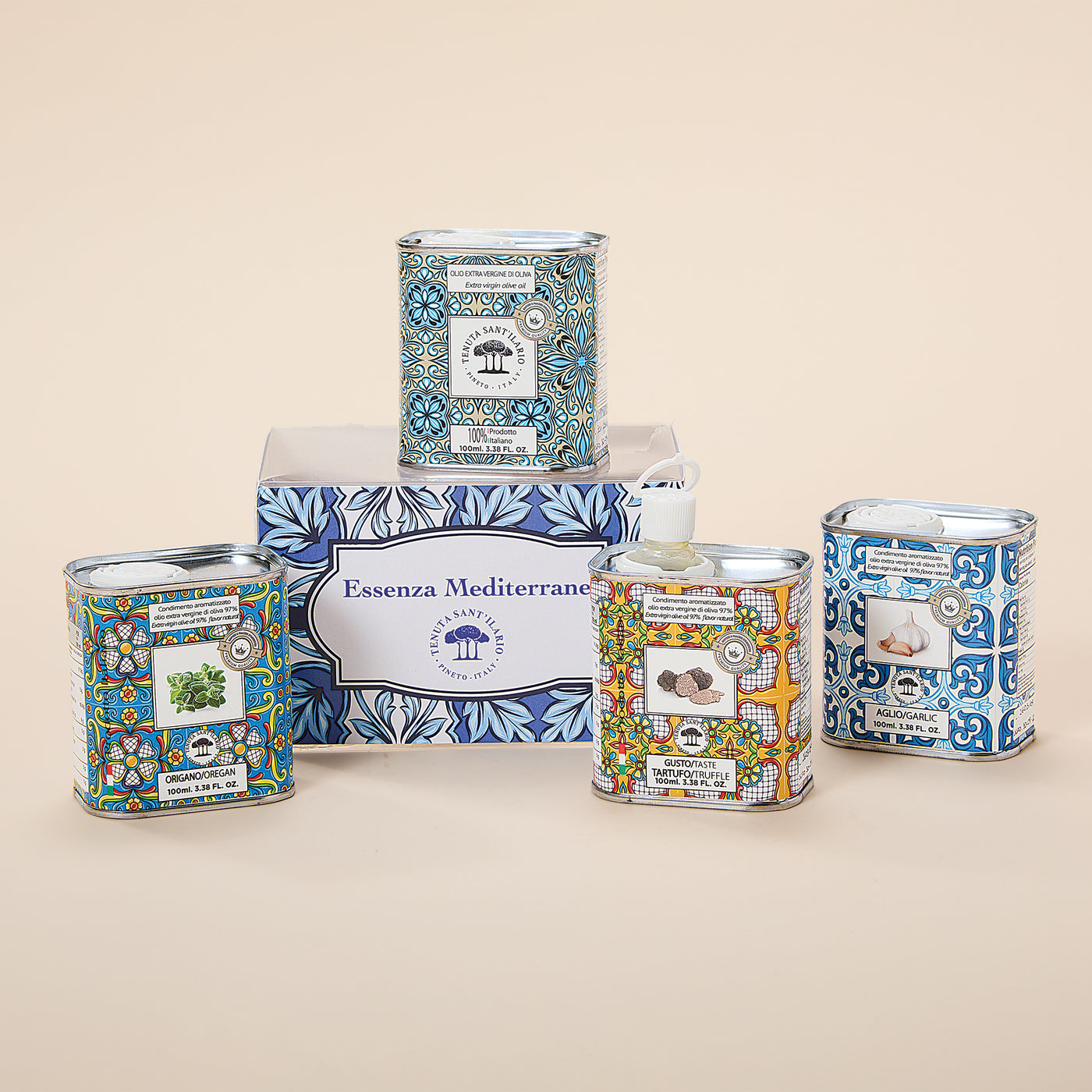 Mediterranean Olive Oils, Set of 4