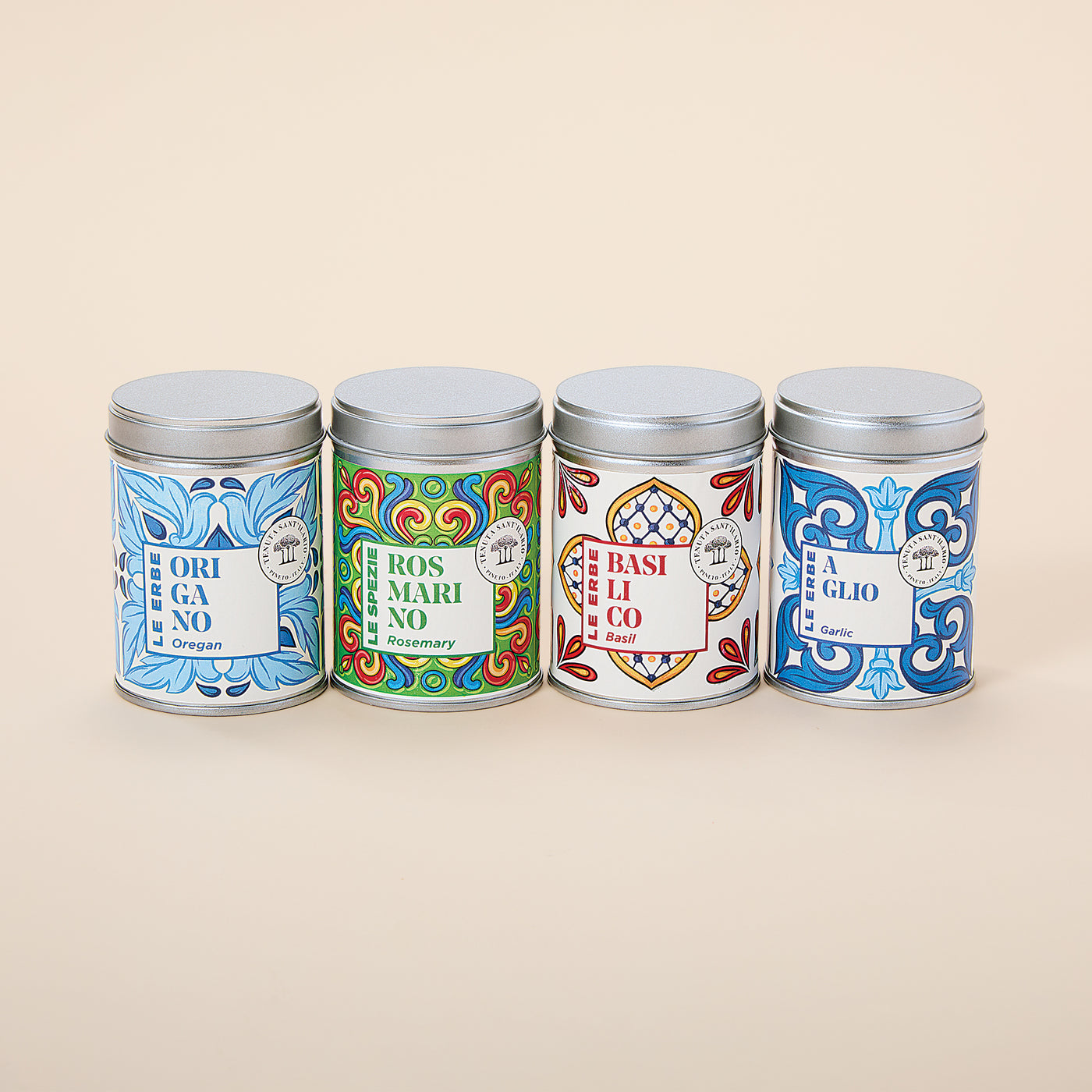 Mediterranean Spices, Set of 4