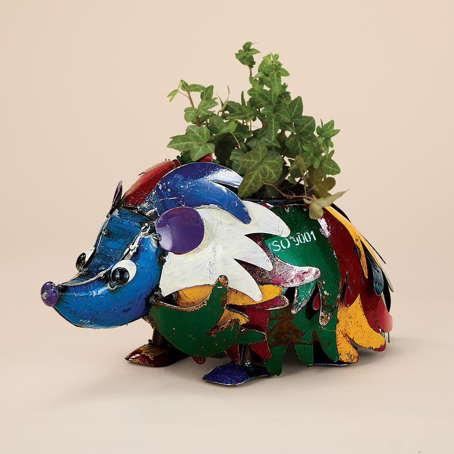 Colorful Critters Hedgehog Planter (Preorder)