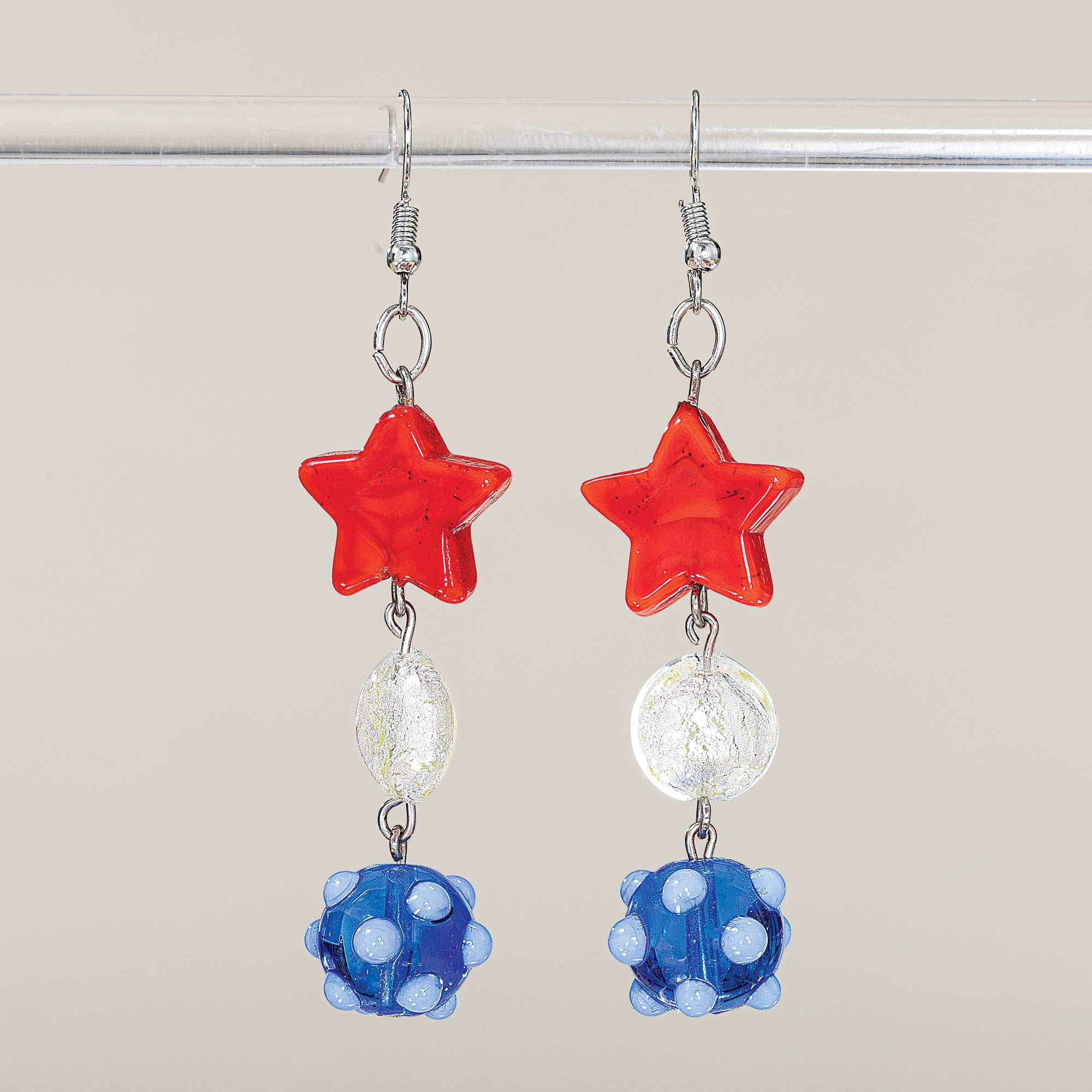 Murano Glass Stars & Spangles Earrings (Preorder)