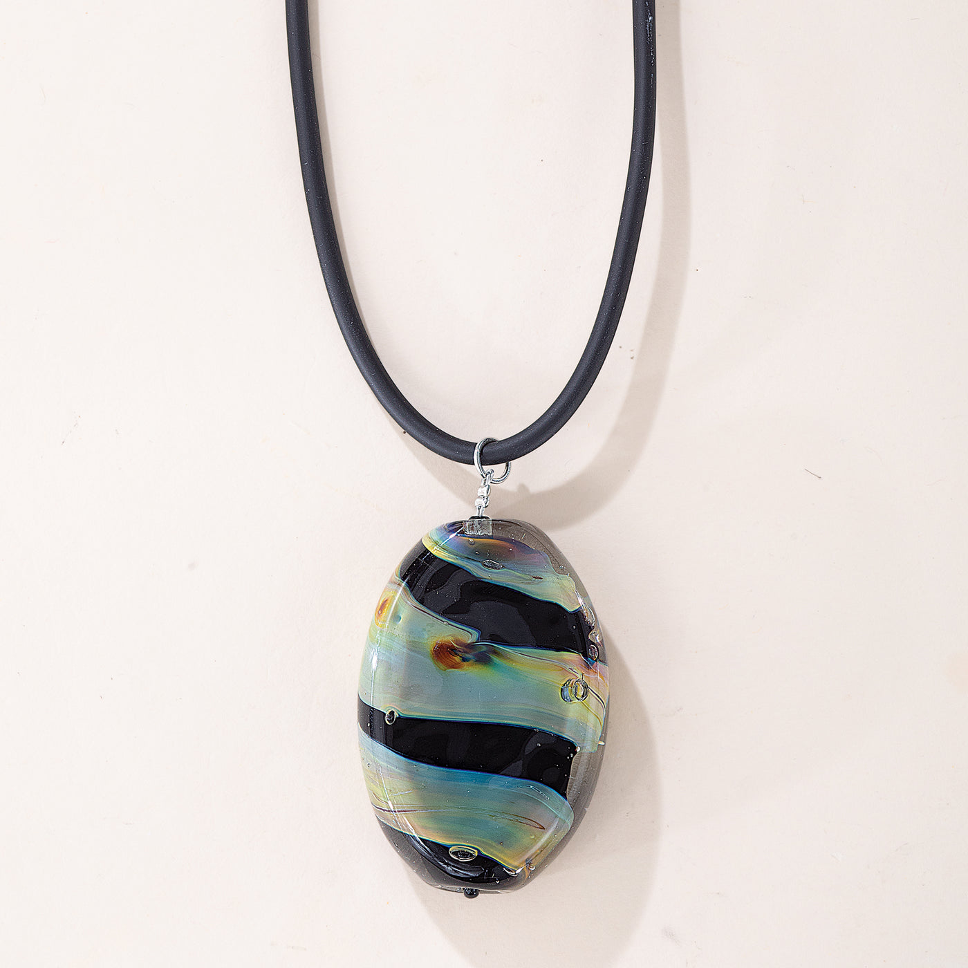 Murano Glass Calcedonio Pendant Necklace