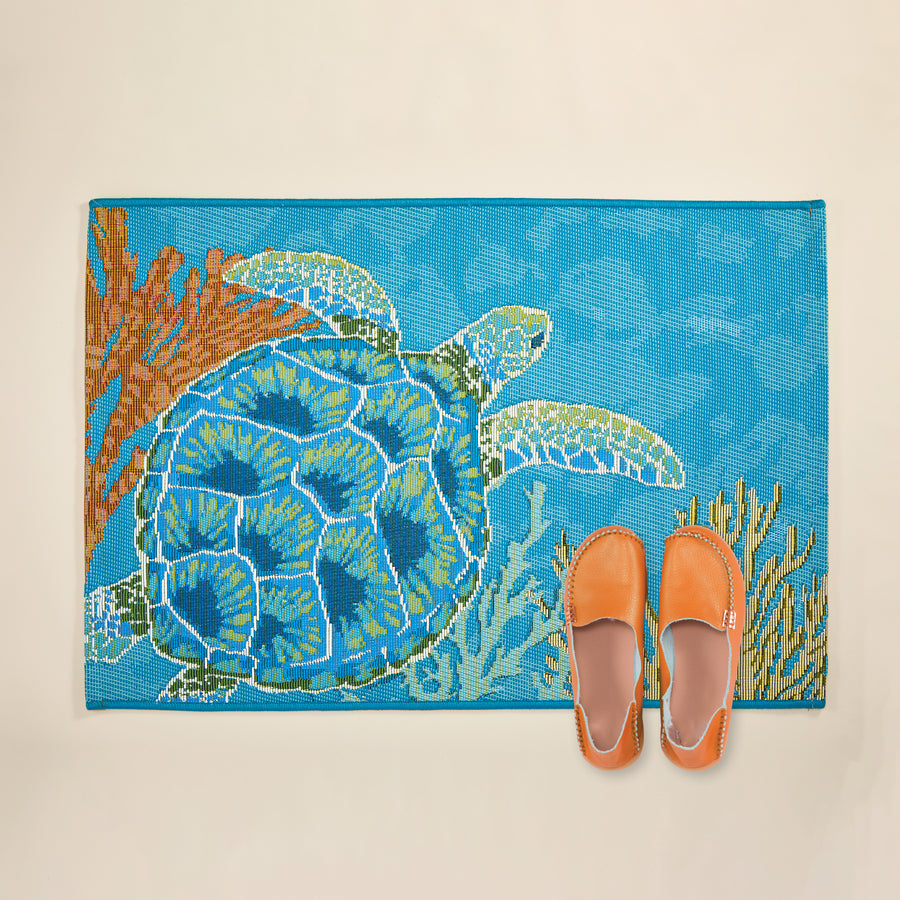 Sea Turtle Decorative Mat