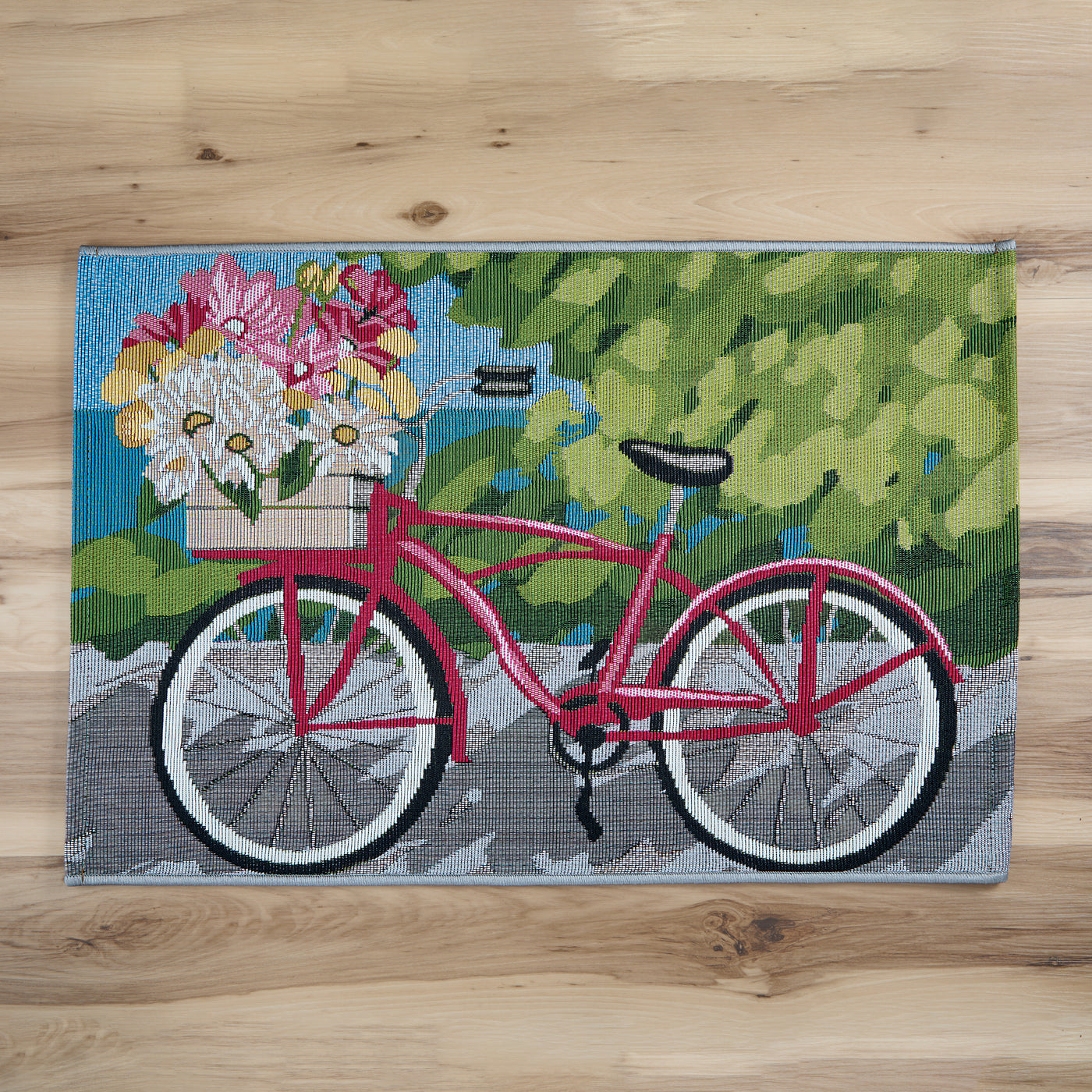 Beach Bike Decorative Mat