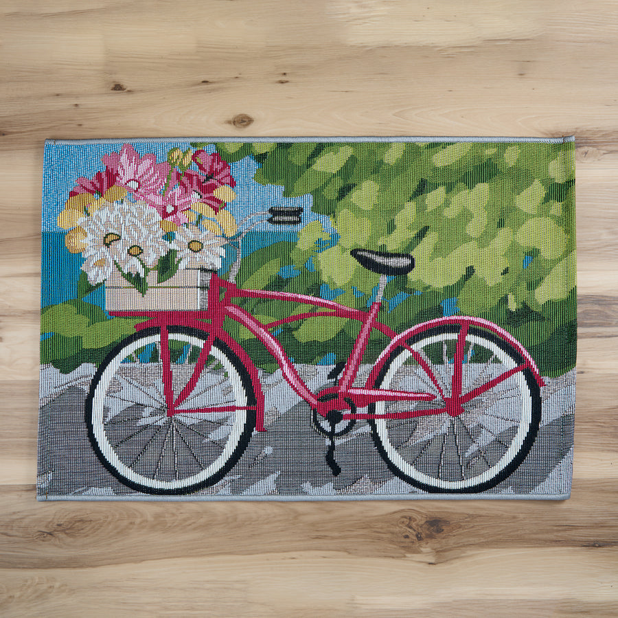 Beach Bike Decorative Mat