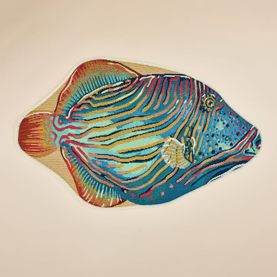 Rainbow Fish Decorative Mat (Preorder)