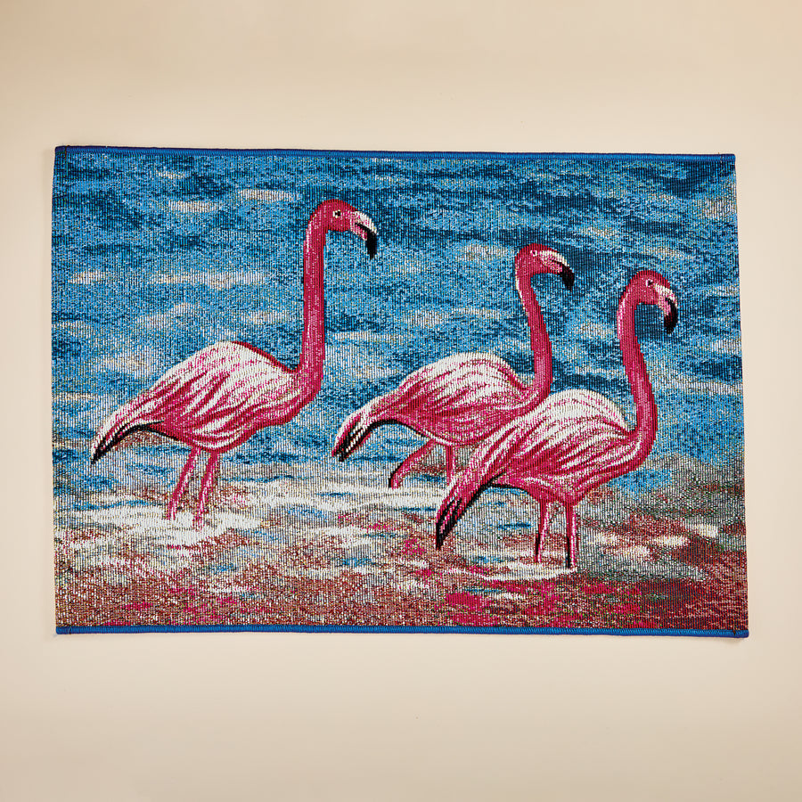 Pink Flamingos Decorative Mat (Preorder)