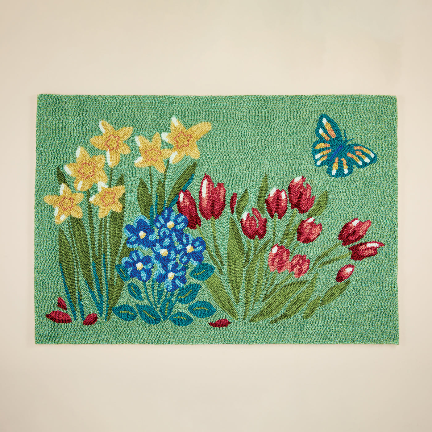Flower Garden Decorative Rug