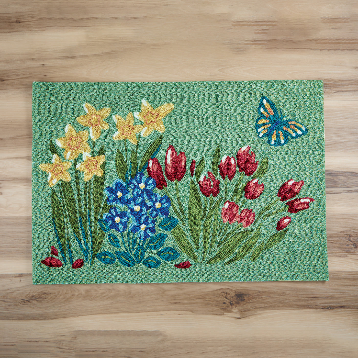 Flower Garden Decorative Rug
