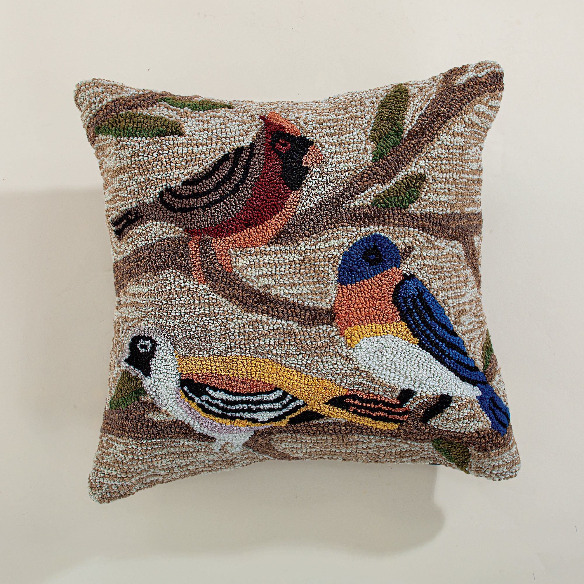 Whimsical Warblers Pillow (Preorder)