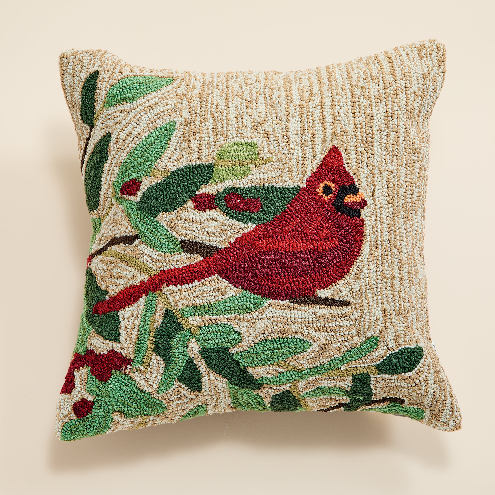 Winter Cardinal Pillow