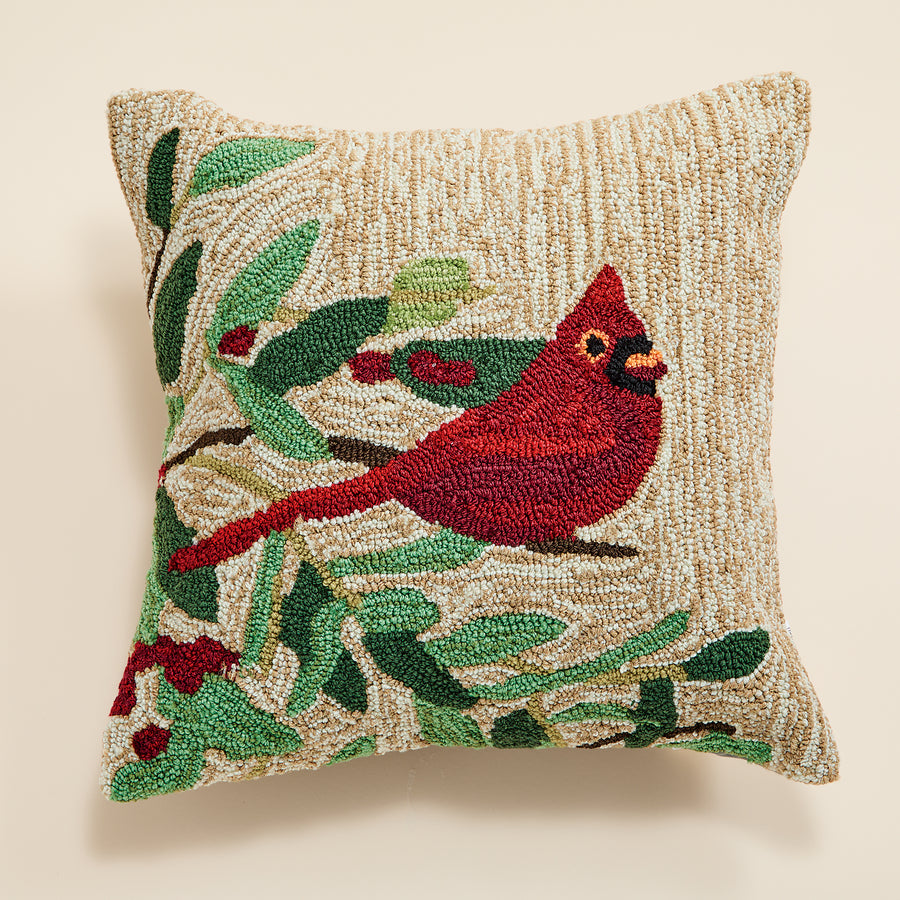 Winter Cardinal Pillow
