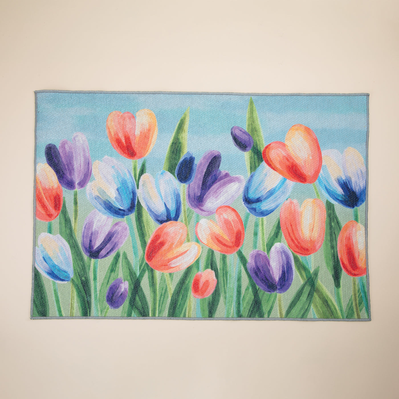 Field of Tulips Decorative Mat