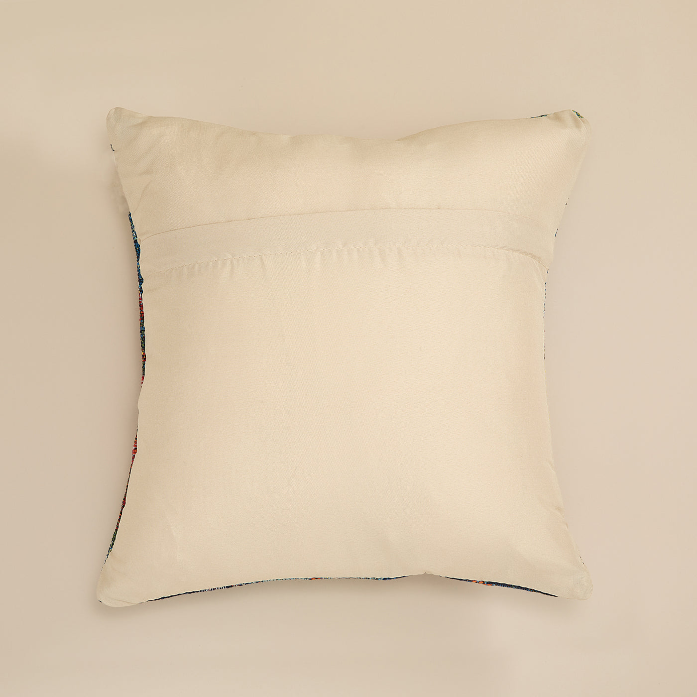 Hand-Stitched Falling Leaves Pillow