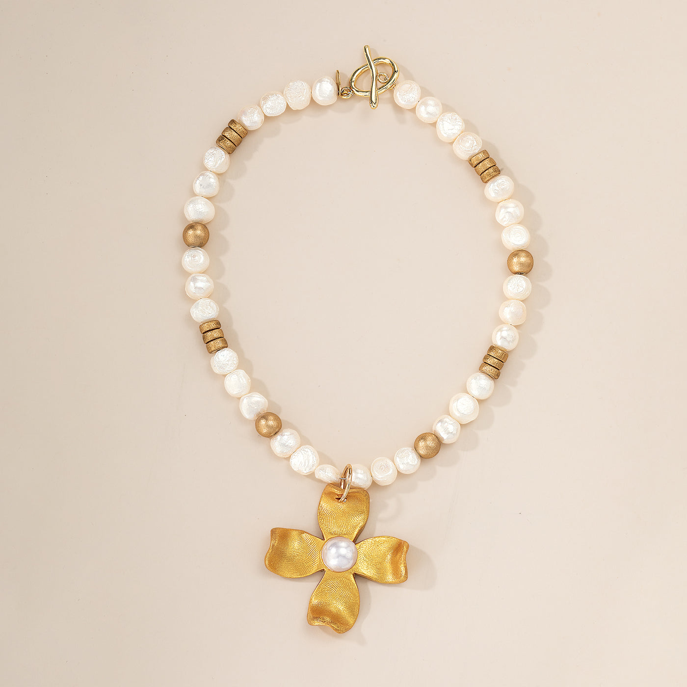 Darling Dogwood Pearl Necklace