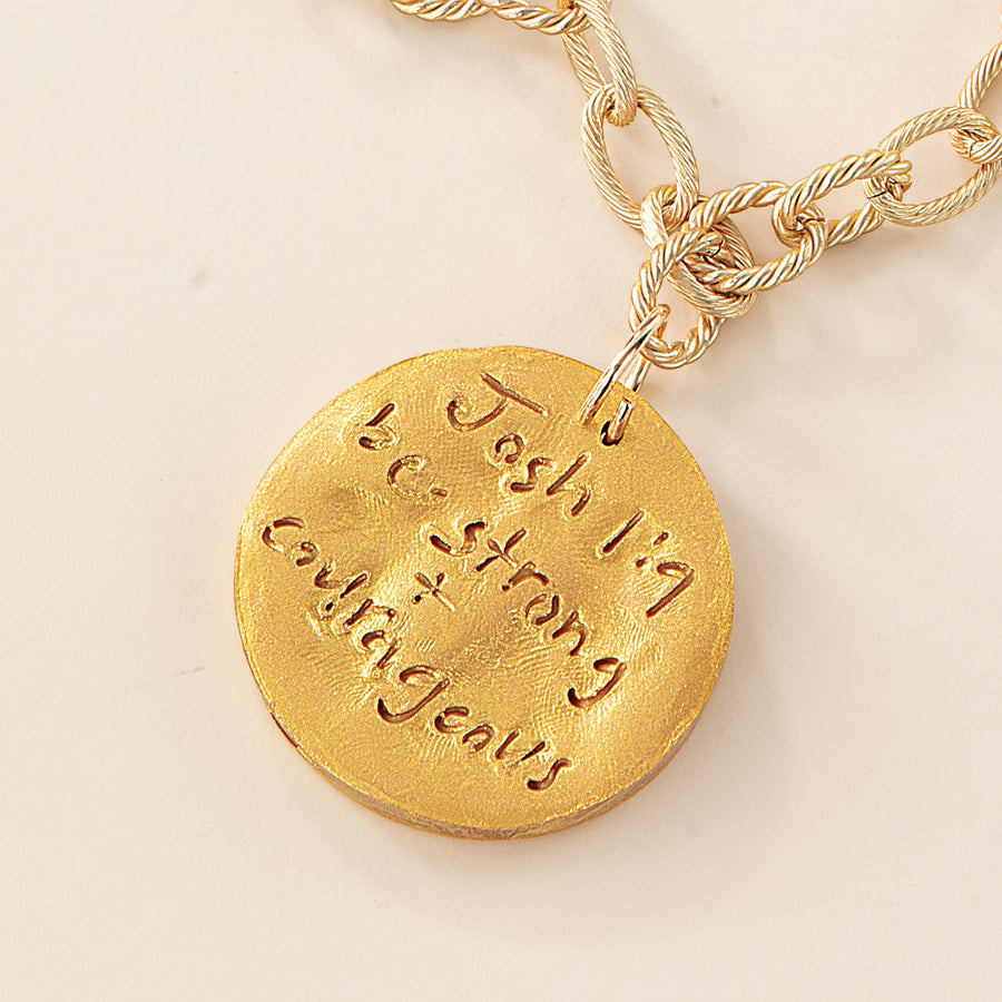 Hidden Truth Bee Medallion Necklace