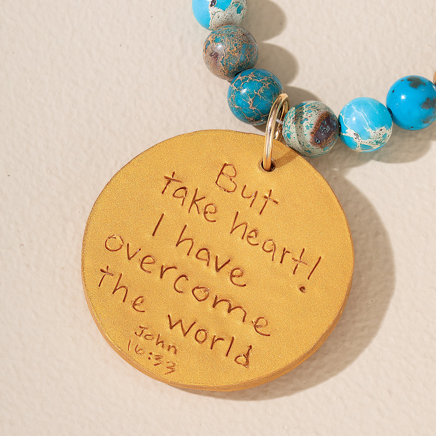 Hidden Truth Dogwood Medallion & Gemstone Necklace