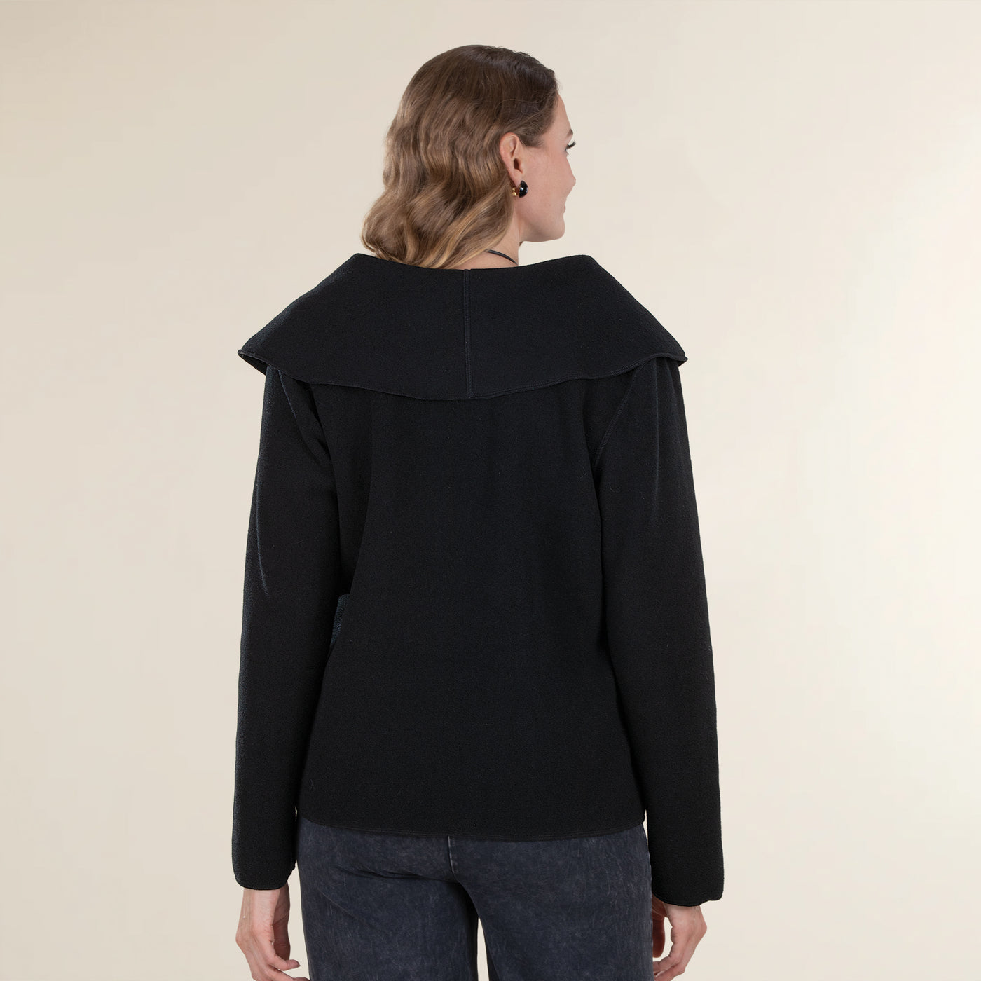 Classic Black Rosette Jacket