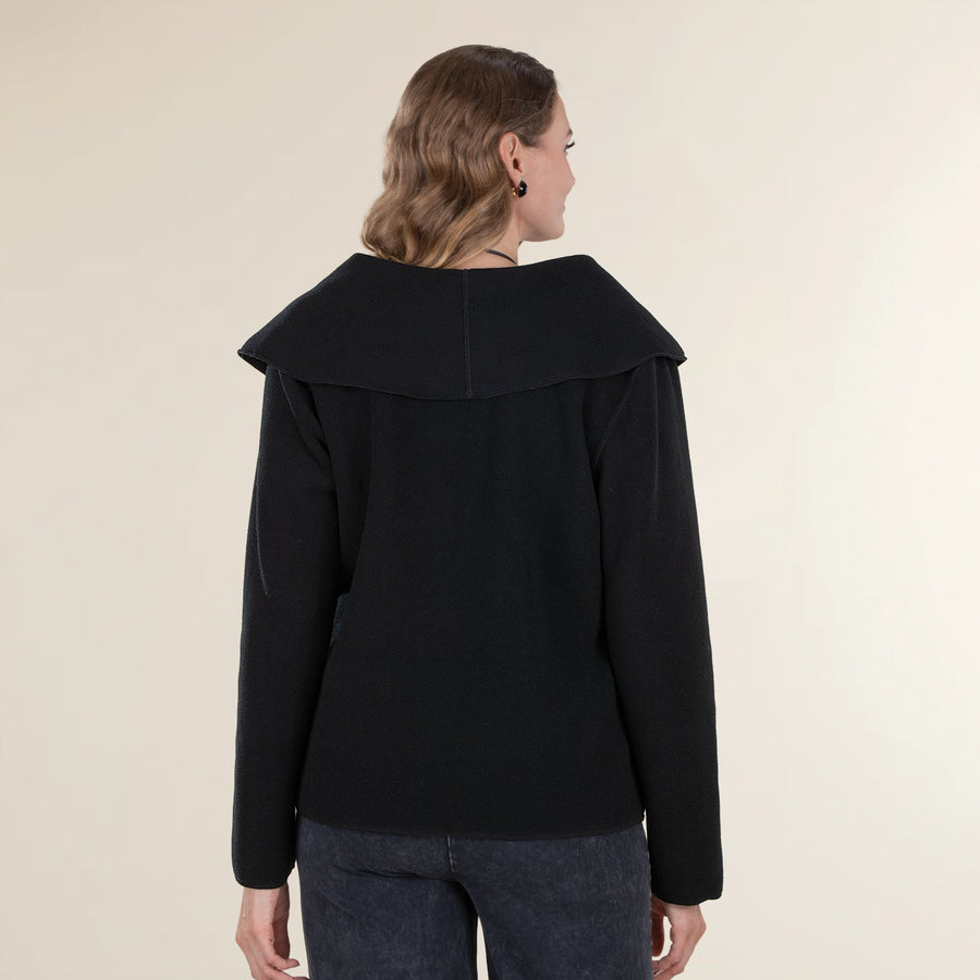 Classic Black Rosette Jacket