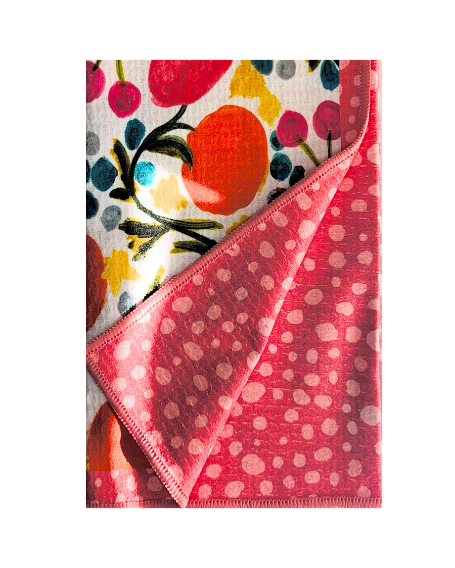 Tutti Frutti Double-Sided Tea Towel