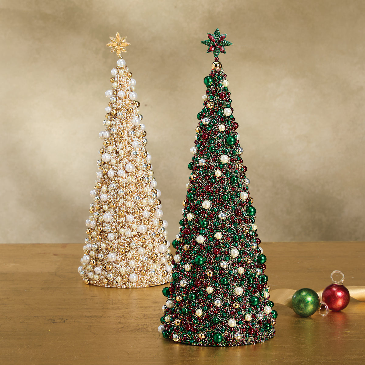 Decorative Ivory & Cream Glass Pearl Tree (Preorder)