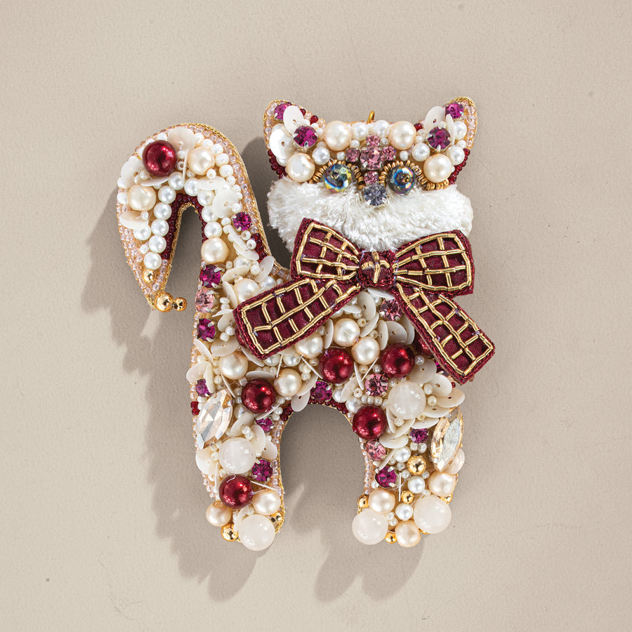 The Merry Meow Brooch & Ornament (Preorder)