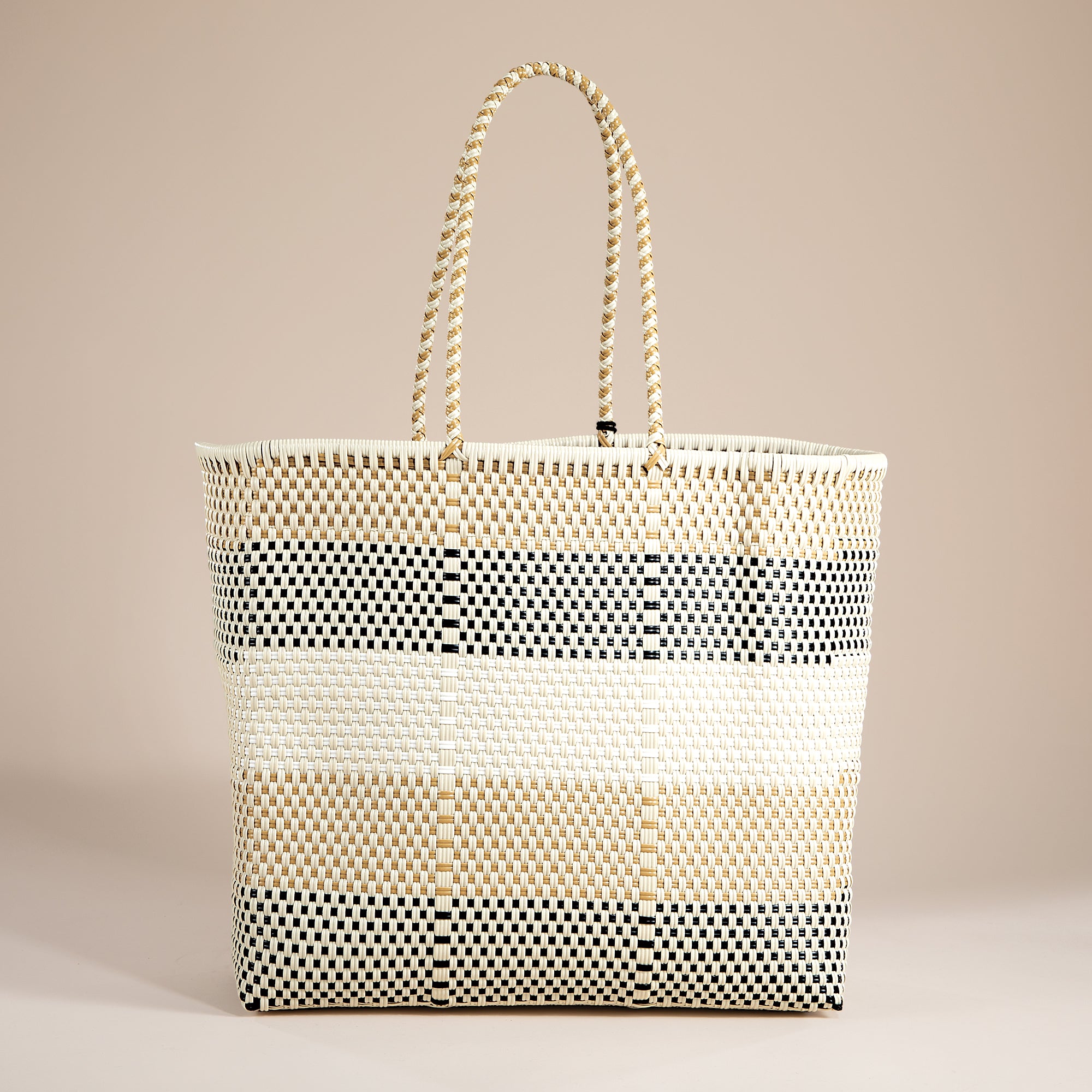 Grande Coffee & Cream Tasseled Tote (Preorder)