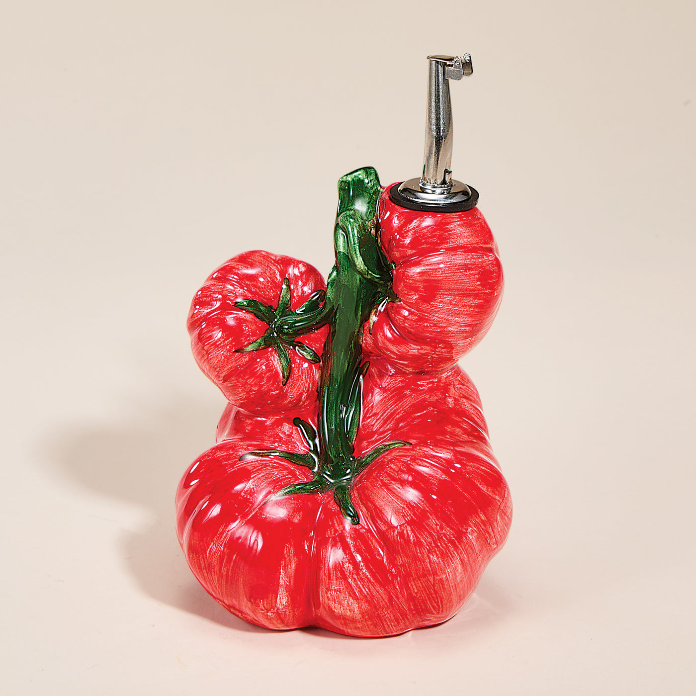 Italian Ceramic Garden Tomato Oil Bottle (Preorder)