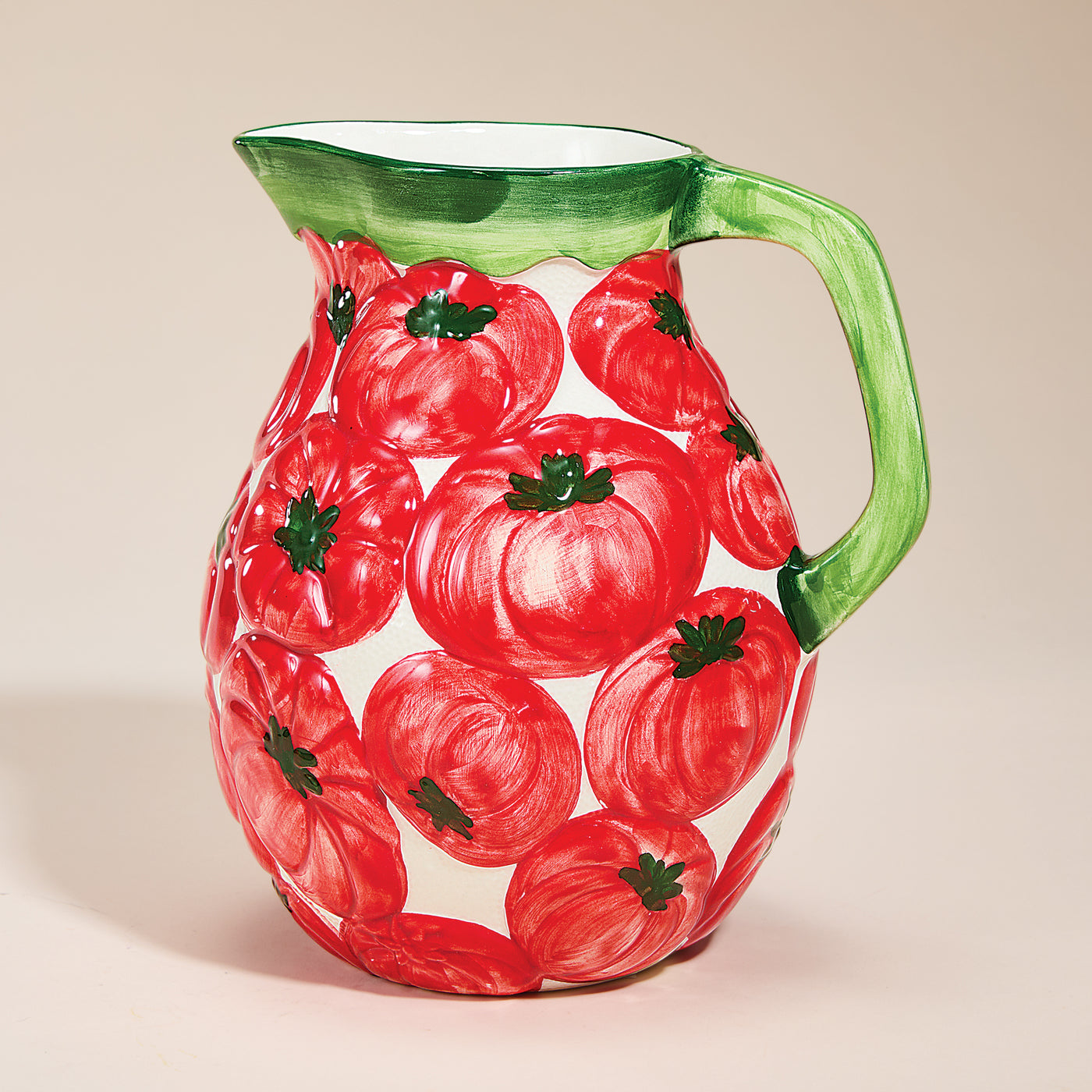 Italian Ceramic Garden Tomato Pitcher (Preorder)