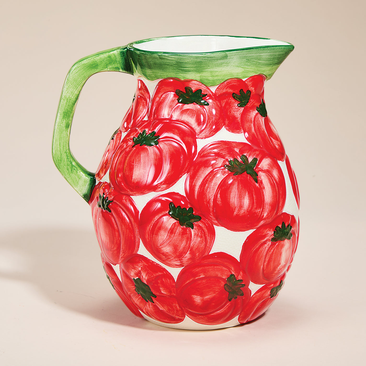 Italian Ceramic Garden Tomato Pitcher (Preorder)