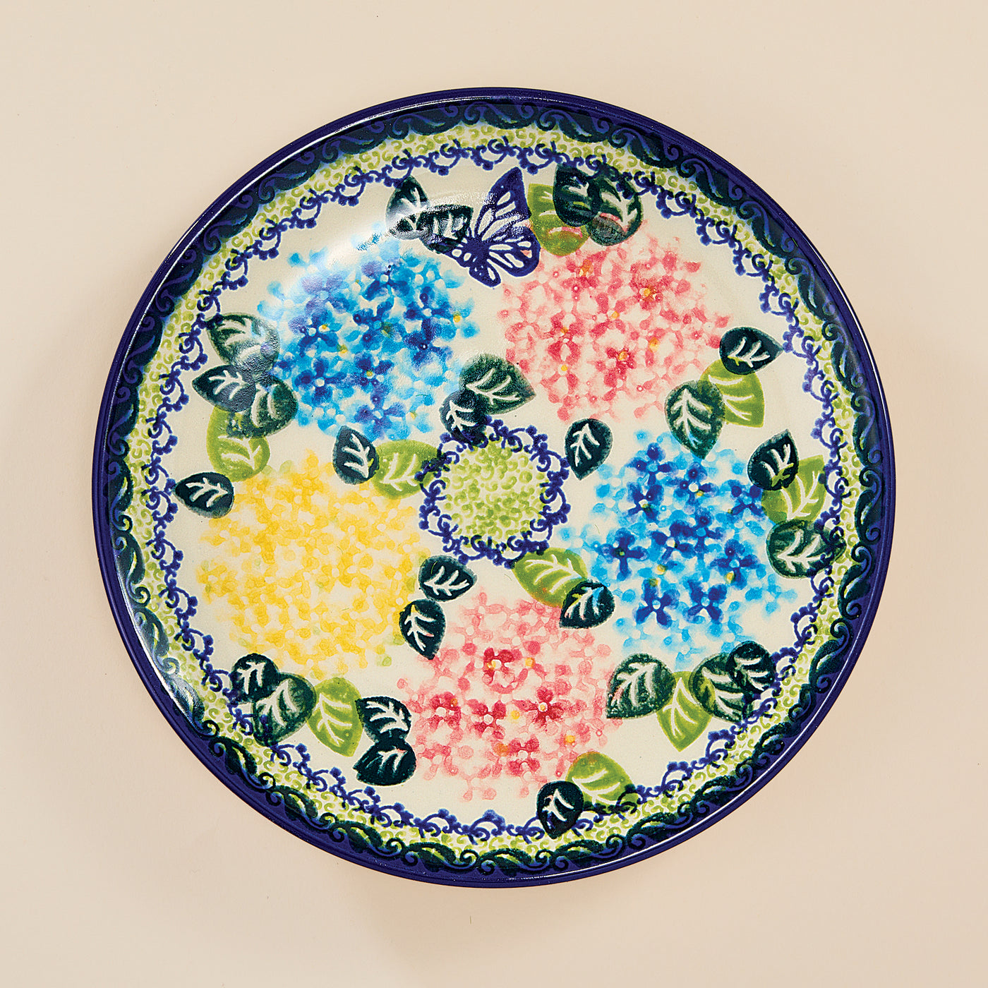 Polish Pottery Hydrangea Haven Small Plate