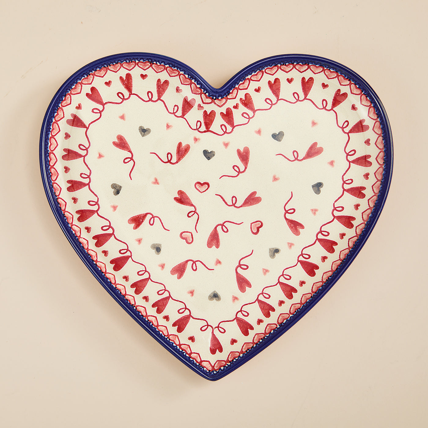 Polish Pottery Follow Your Hearts Platter