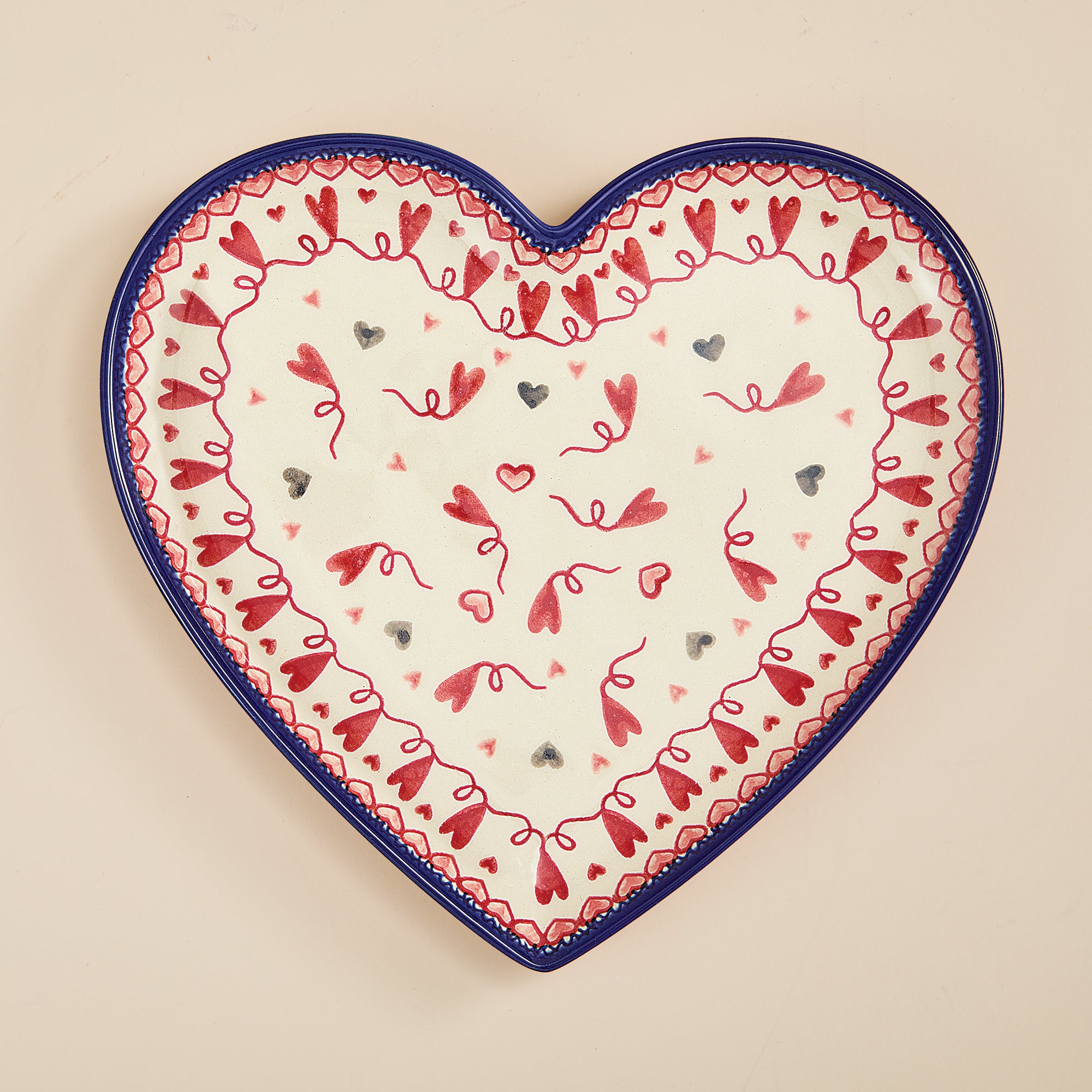 Polish Pottery Follow Your Hearts Platter