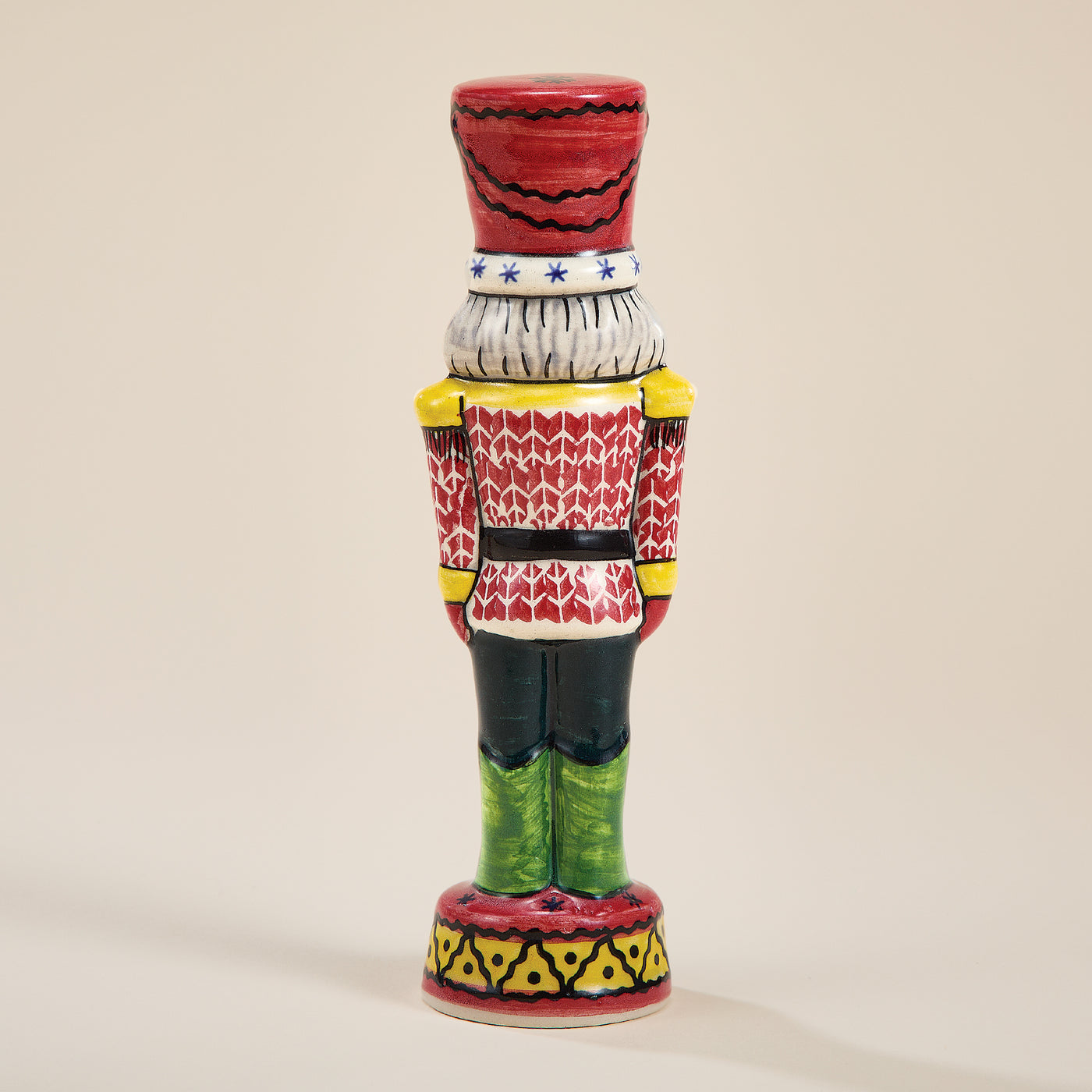 Polish Pottery Nutcracker King Sculpture