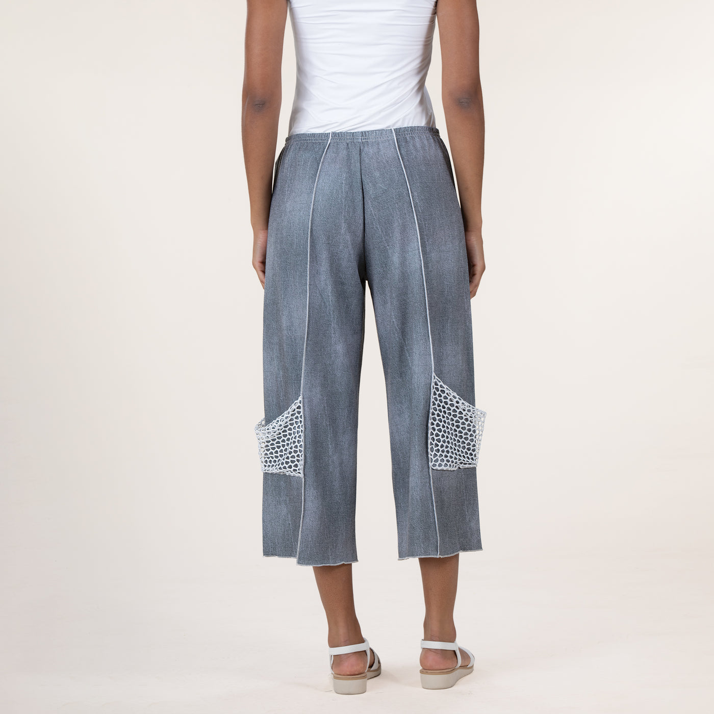 French Terry Wide Leg Pants