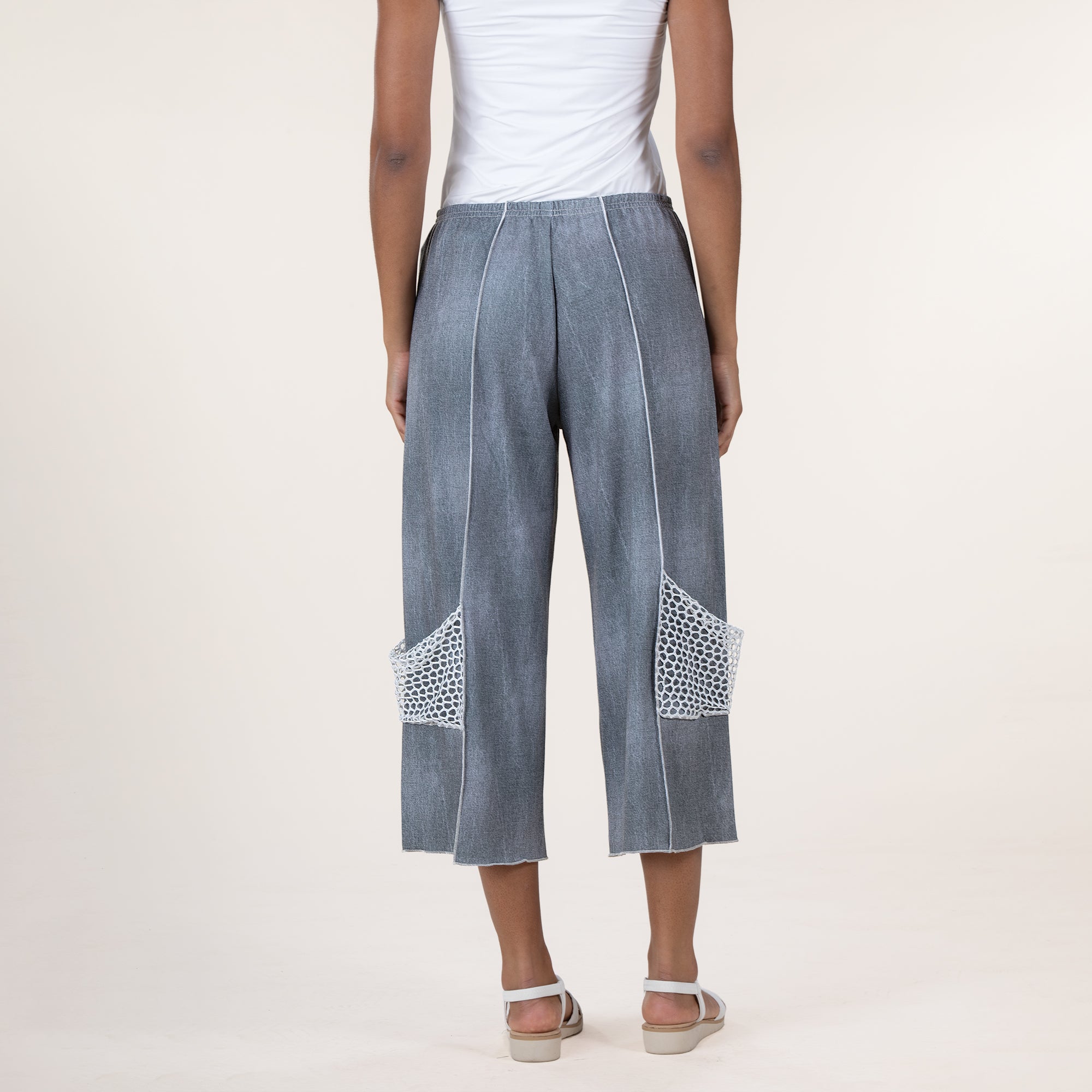 French Terry Wide Leg Pants