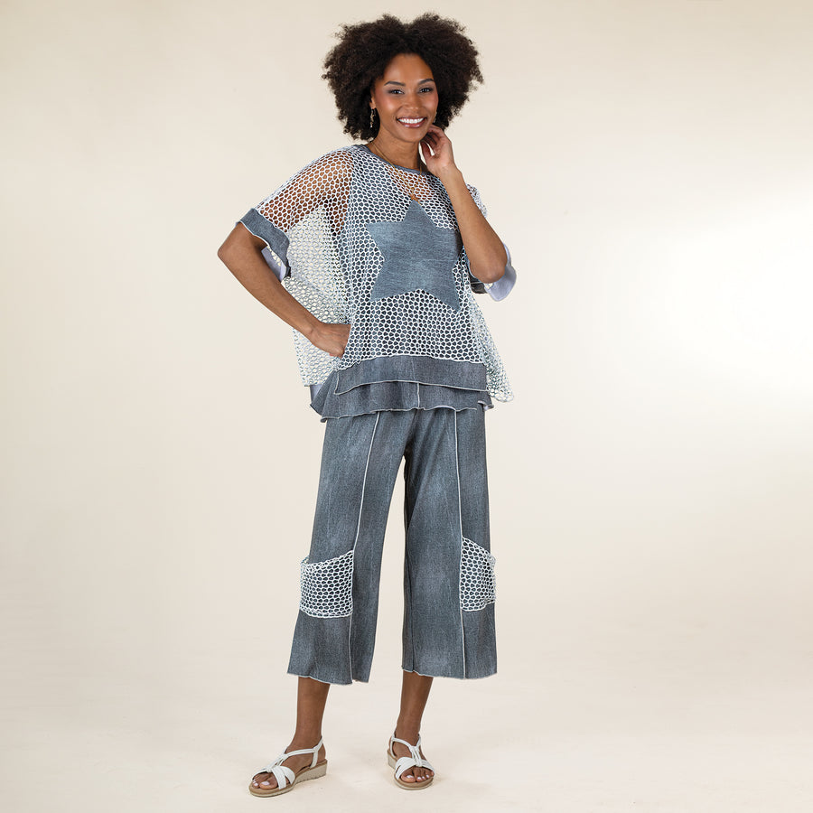 French Terry Wide Leg Pants